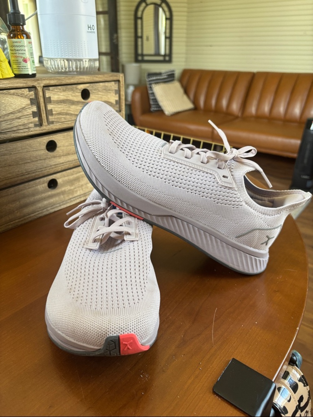 Women's Knit Athletic Sneakers - Lavender